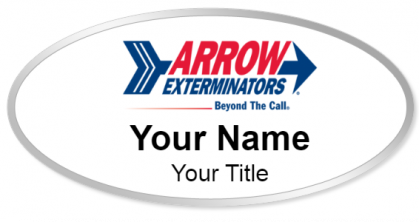 Custom name badges for Arrow Exterminators