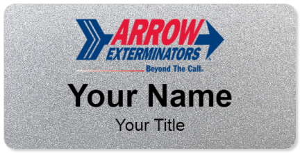 Custom name badges for Arrow Exterminators