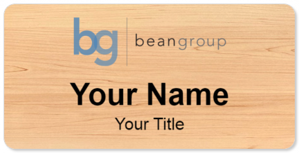 Custom name badges for Bean Group