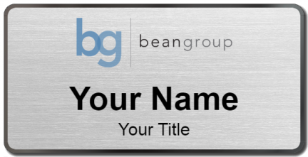 Custom name badges for Bean Group