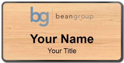 Custom name badges for Bean Group