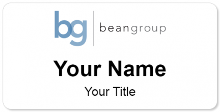 Custom name badges for Bean Group