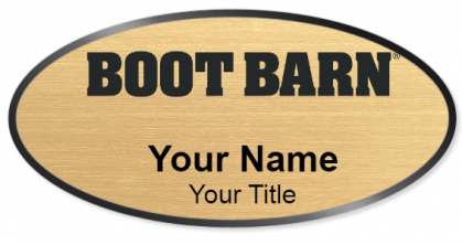 Custom name badges for Boot Barn