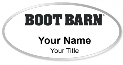 Custom name badges for Boot Barn