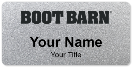 Custom name badges for Boot Barn