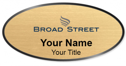 Custom name badges for Broad Street Realty