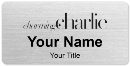 Custom name badges for Charming Charlie