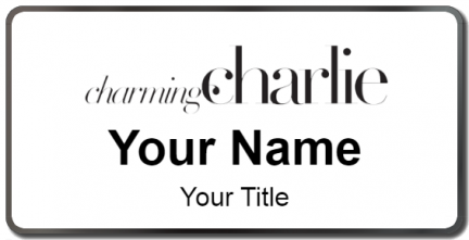 Custom name badges for Charming Charlie