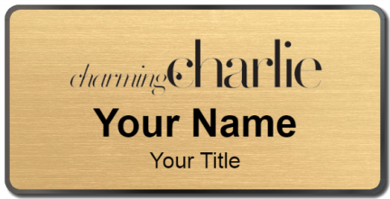 Custom name badges for Charming Charlie