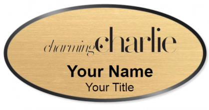 Custom name badges for Charming Charlie