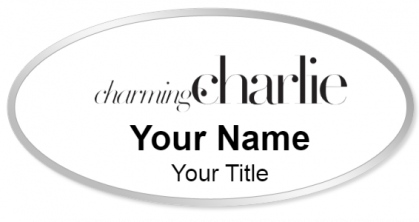 Custom name badges for Charming Charlie
