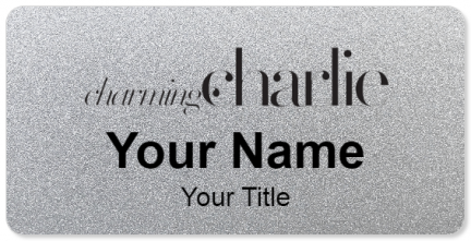 Custom name badges for Charming Charlie