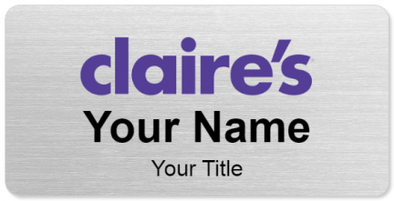 Custom name badges for Claires