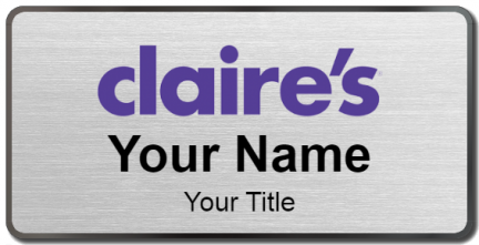 Custom name badges for Claires