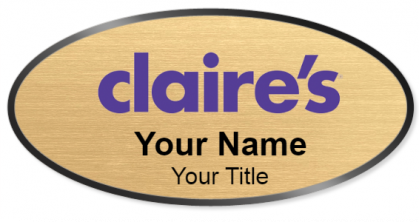 Custom name badges for Claires