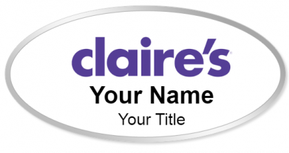 Custom name badges for Claires