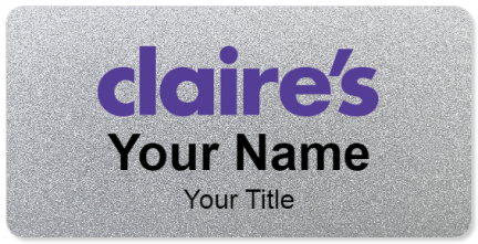 Custom name badges for Claires