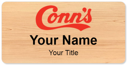 Custom name badges for Conns HomePlus