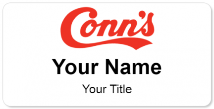 Custom name badges for Conns HomePlus