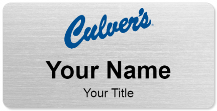 Custom name badges for Culvers Restaurant