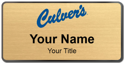 Custom name badges for Culvers Restaurant