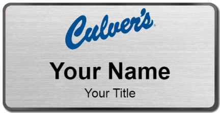 Custom name badges for Culvers Restaurant
