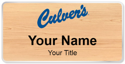 Custom name badges for Culvers Restaurant