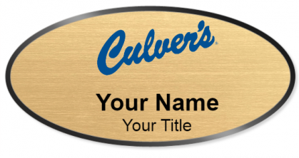 Custom name badges for Culvers Restaurant