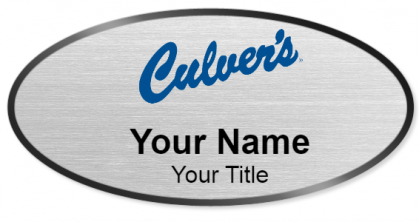 Custom name badges for Culvers Restaurant