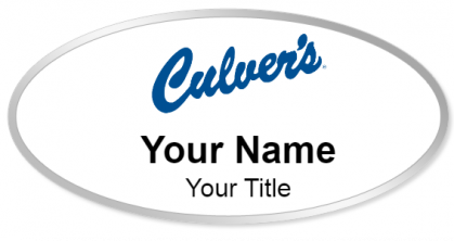 Custom name badges for Culvers Restaurant