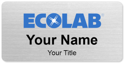 Custom name badges for Ecolab