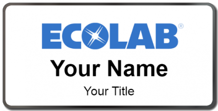 Custom name badges for Ecolab