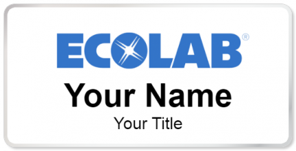 Custom name badges for Ecolab