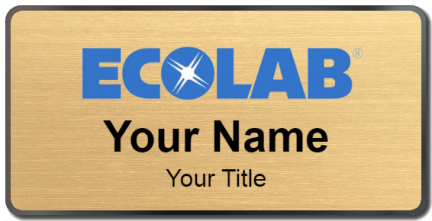 Custom name badges for Ecolab