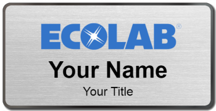 Custom name badges for Ecolab