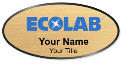 Custom name badges for Ecolab