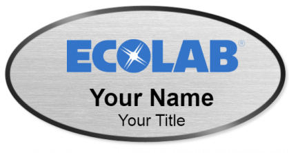 Custom name badges for Ecolab