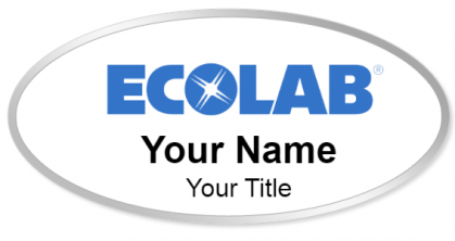 Custom name badges for Ecolab