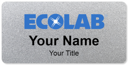 Custom name badges for Ecolab