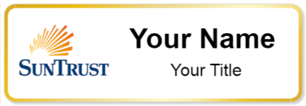 Custom name badges for Suntrust