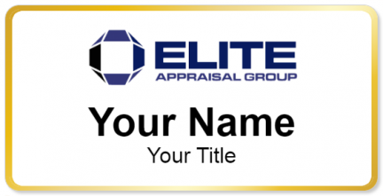 Custom name badges for Elite Appraisal Group