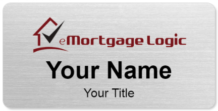 Custom name badges for eMortgage Logic