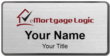 Custom name badges for eMortgage Logic