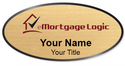 Custom name badges for eMortgage Logic