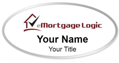 Custom name badges for eMortgage Logic