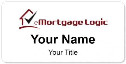 Custom name badges for eMortgage Logic