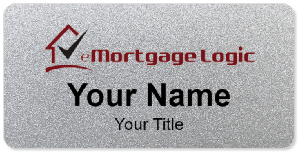 Custom name badges for eMortgage Logic