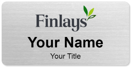 Custom name badges for Finlays Horticulture