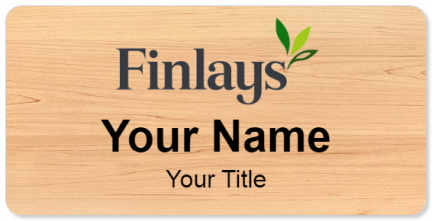 Custom name badges for Finlays Horticulture