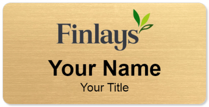Custom name badges for Finlays Horticulture